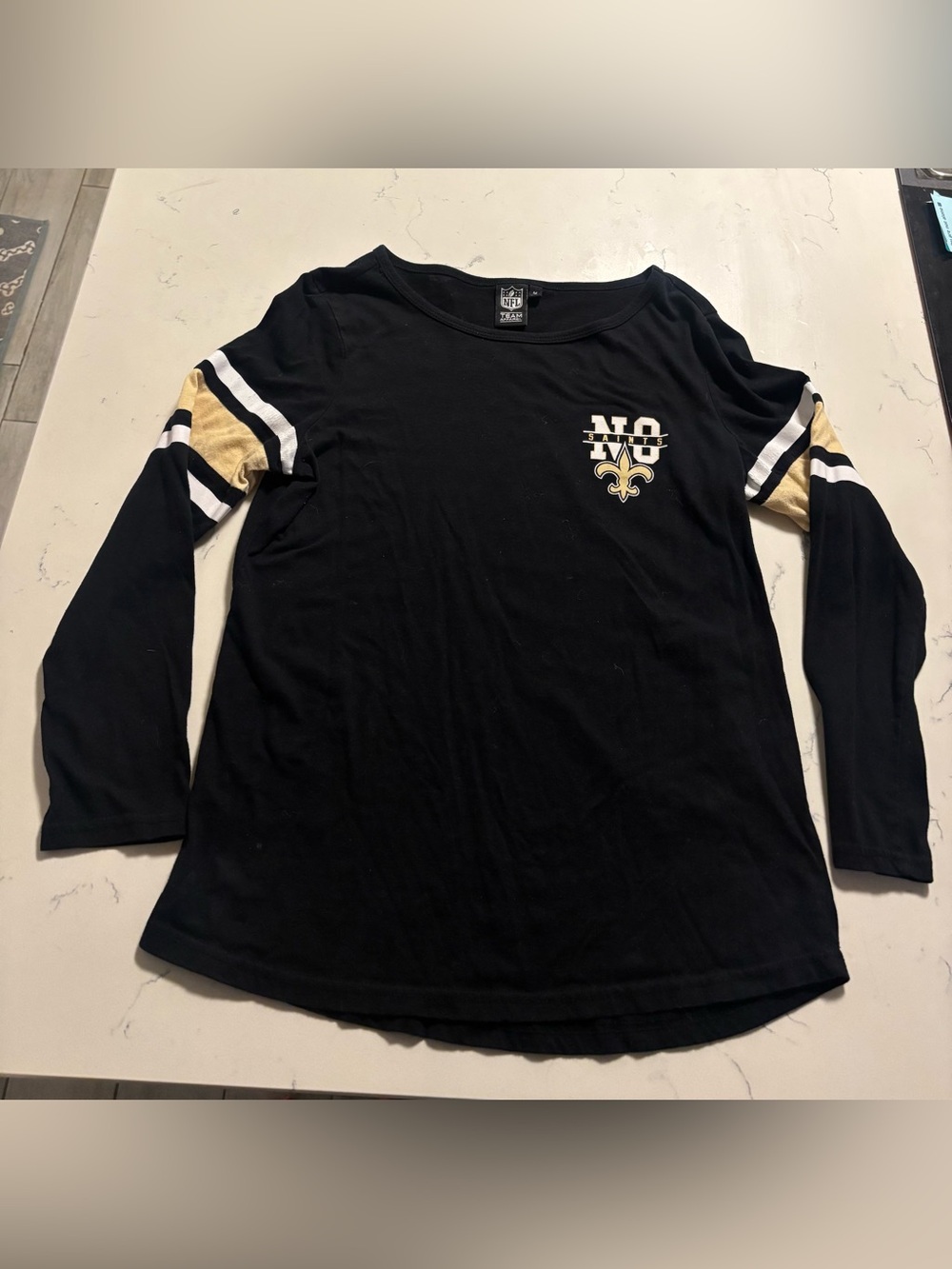 Women's/Juniors' New Orleans Saints Long Sleeve Top, Small